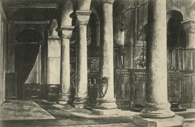 603328 Interieur van de Pieterskerk (Pieterskerkhof) te Utrecht.01-01-1925-31-12-1940